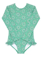 Minnow girls Godwin rashguard one piece