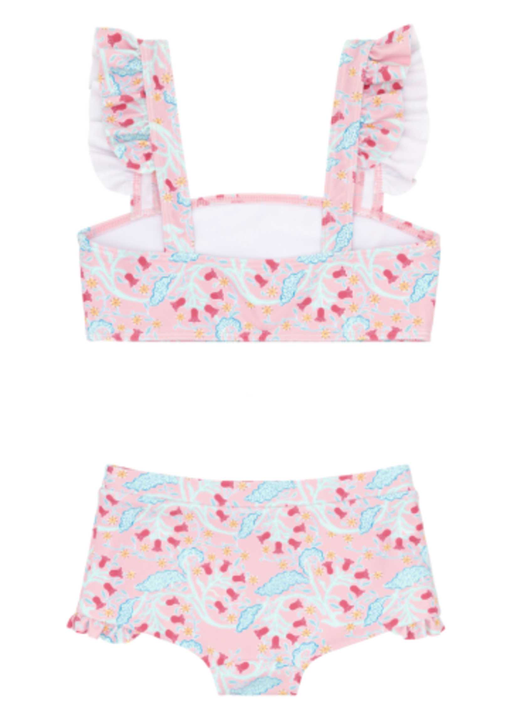 Minnow girls bluebells bandeau bikini and swim shorts