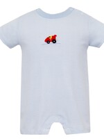Petit Bebe RACE CAR - boy's short romper