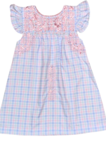 Six Honeybees Flutter Sleeve Dress w/ Ruffle