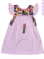 Six Honeybees Flutter Sleeve Dress w/ Ruffle