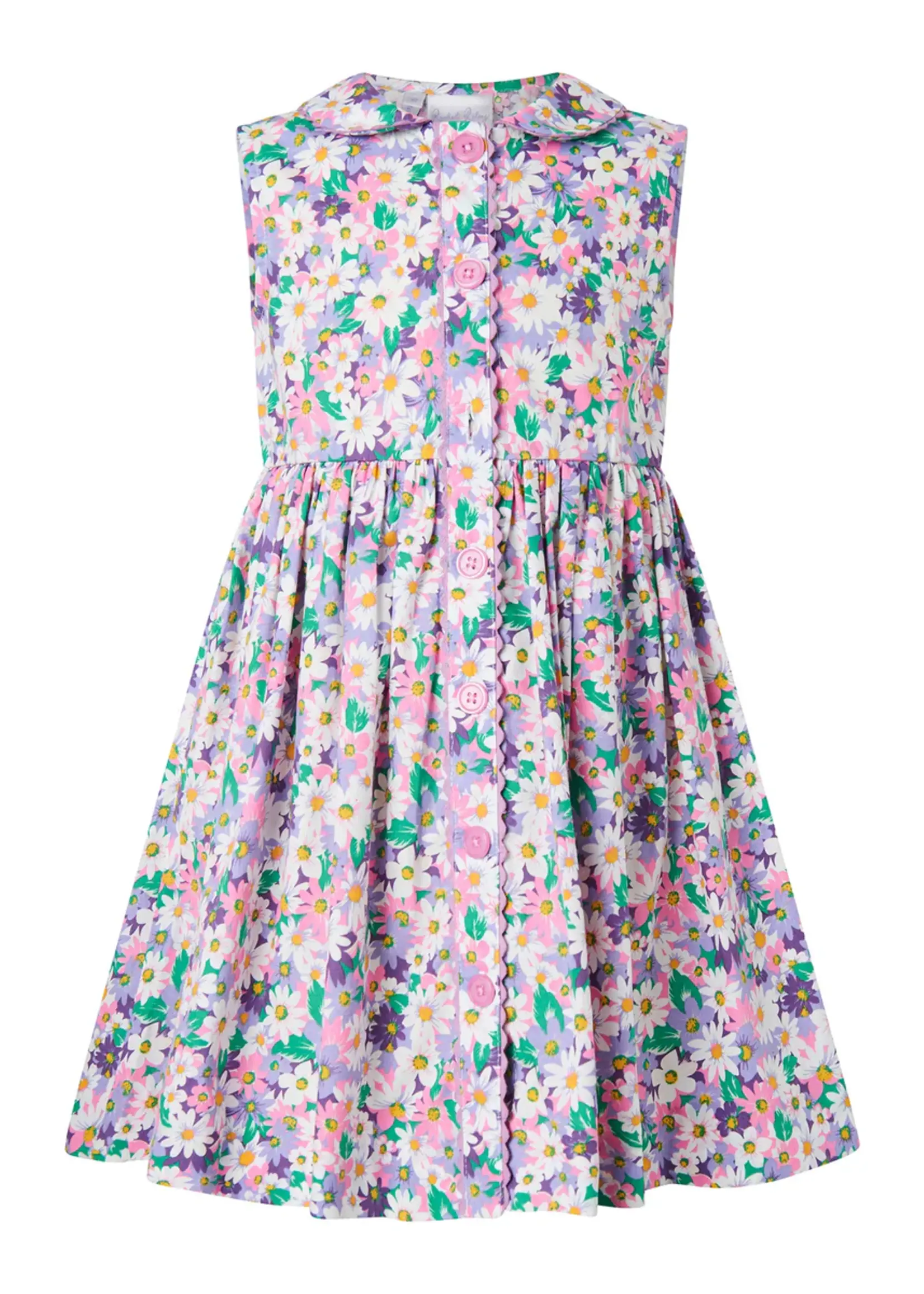 Rachel Riley Sleeveless Button-Front Dress