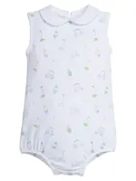 Little English Printed Peter Pan Bubble