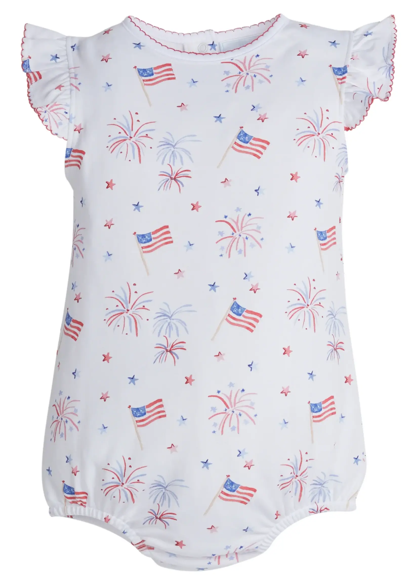 Little English Printed Angel Sleeve Bubble