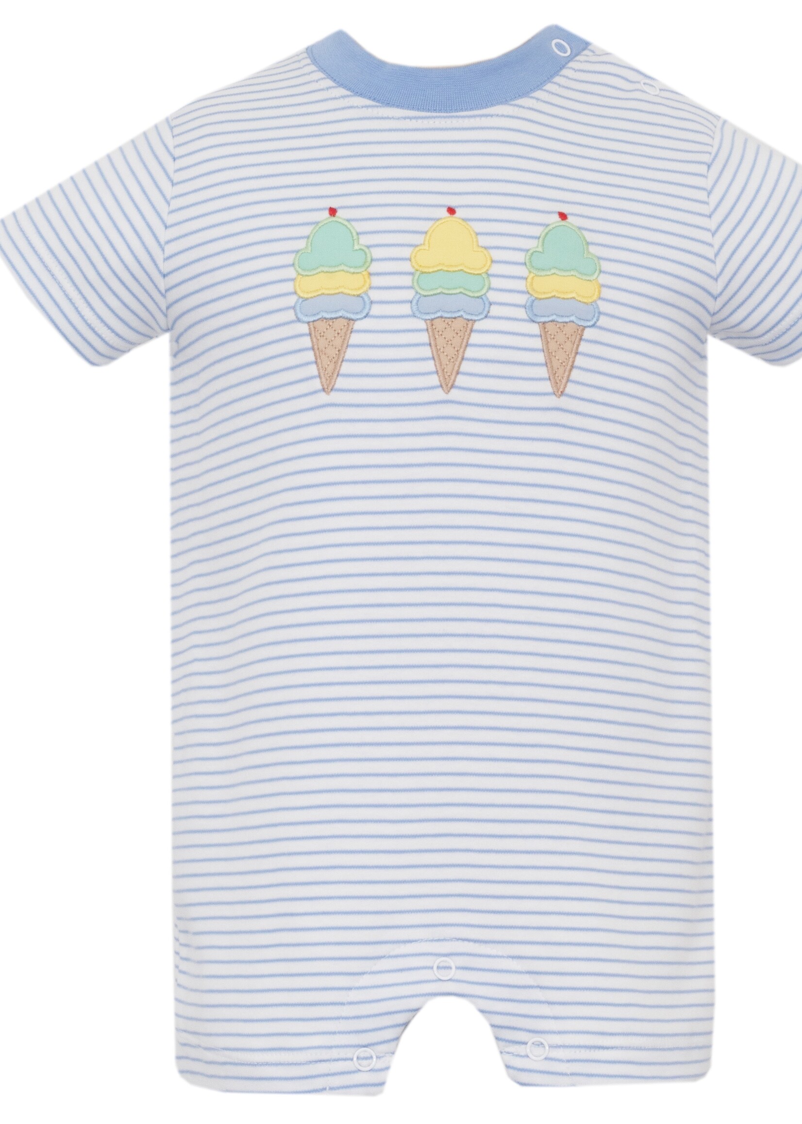 Claire and Charlie Ice Cream Boys Romper