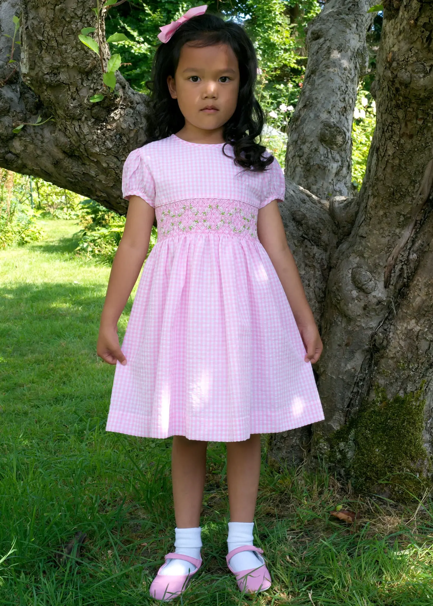 Rachel Riley Smocked Dress