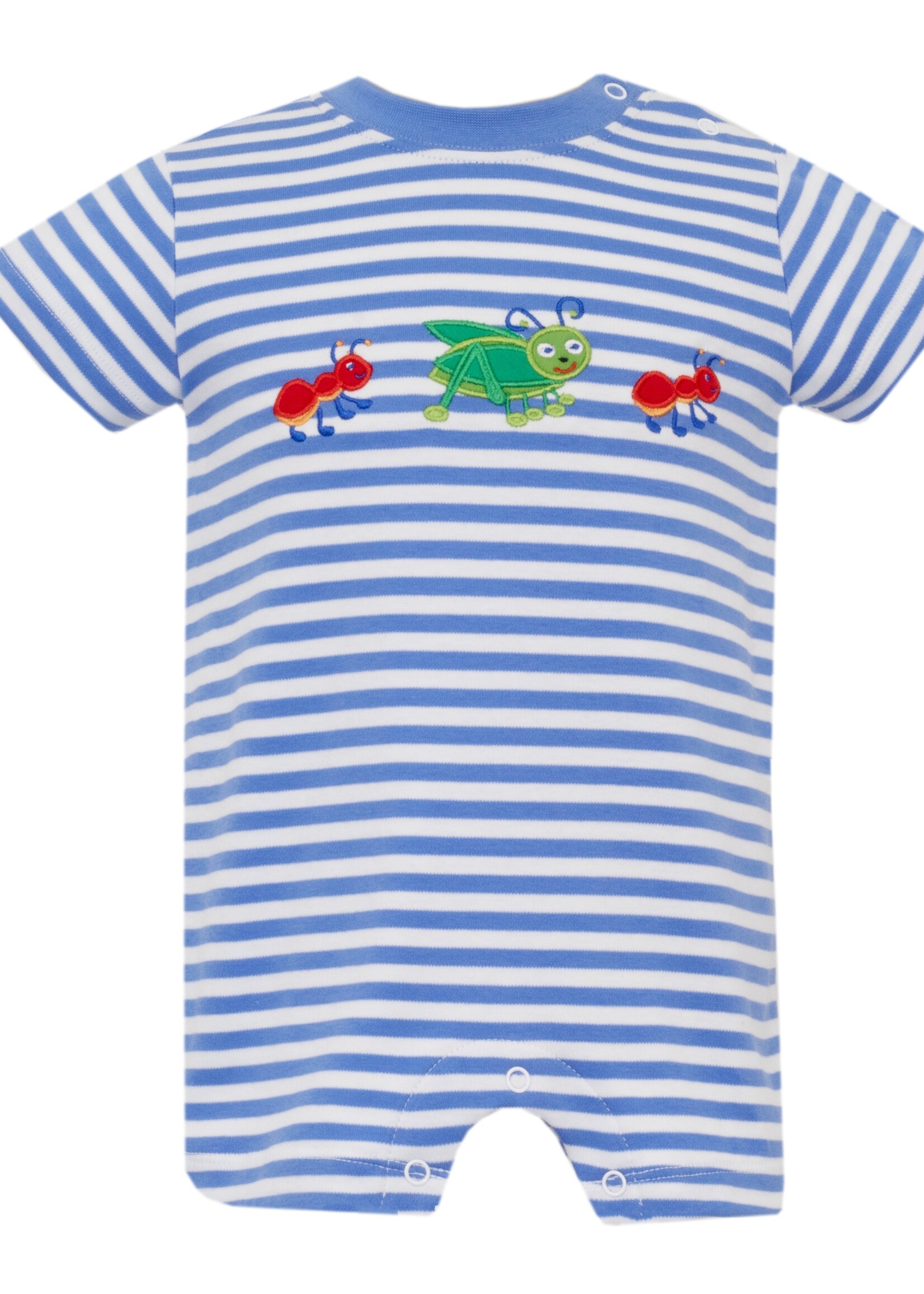 Claire and Charlie Bugs Boy Short Romper