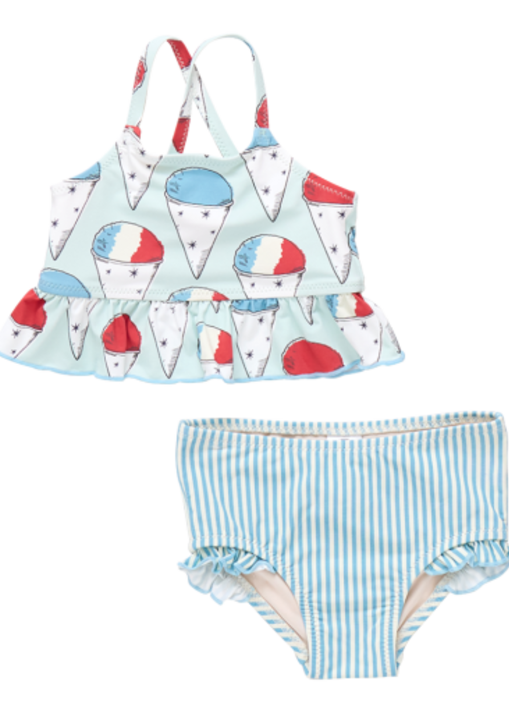 Pink Chicken girls joy tankini