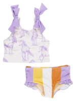 Pink Chicken girls shelly tankini