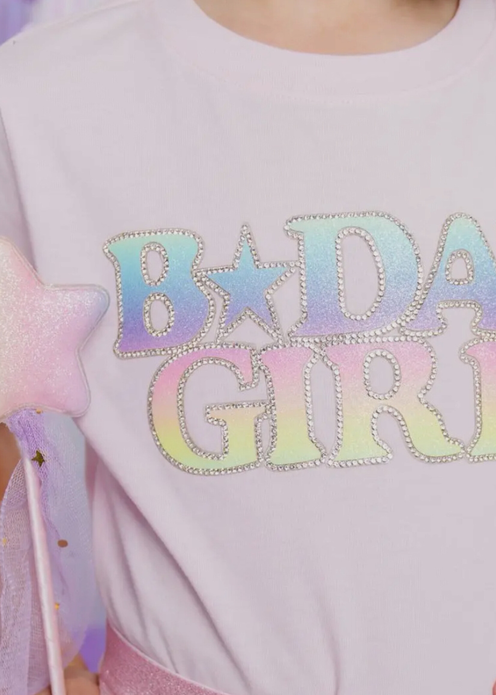 Sweet Wink BDay Girl Patch Short Sleeve T-shirt