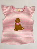 Luigi Kids Girls Stripe S/S Goldendoodle