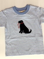 Luigi Kids Boys Stripe S/S Black Lab