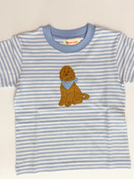 Luigi Kids Boys Stripe S/S Goldendoodle