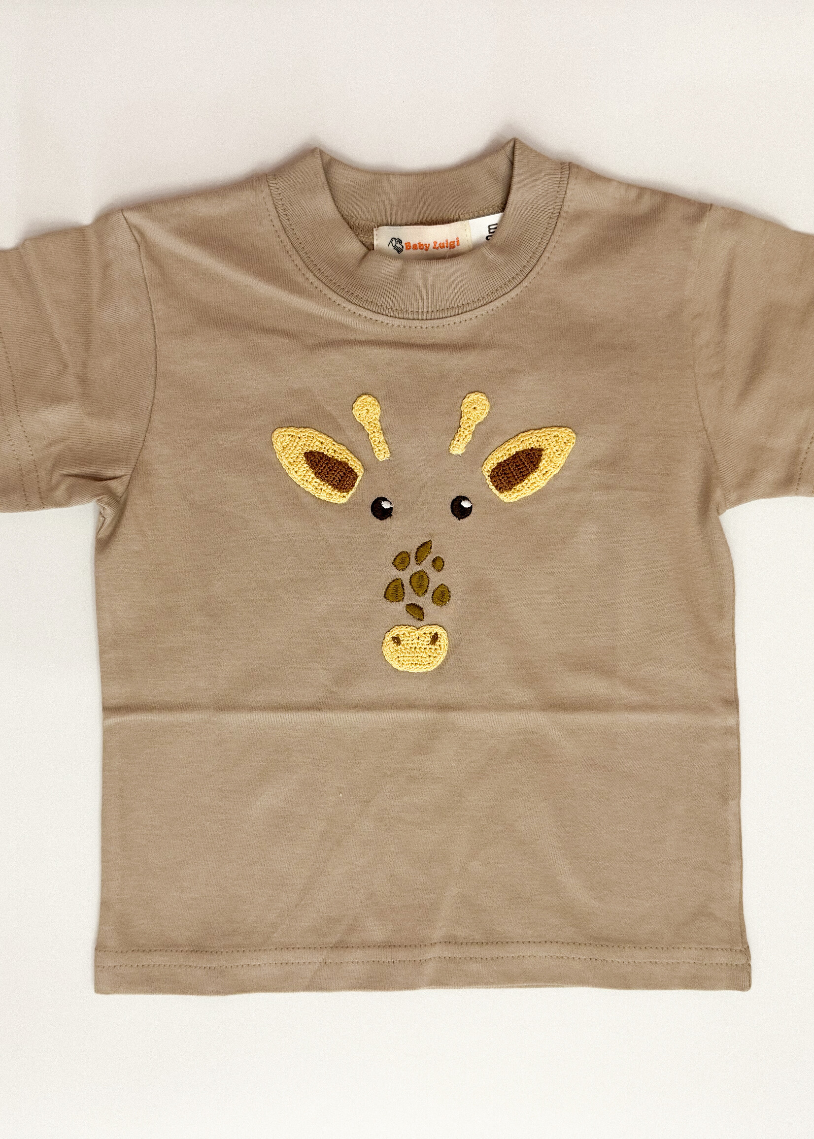 Luigi Kids Boys S/S Giraffe Face