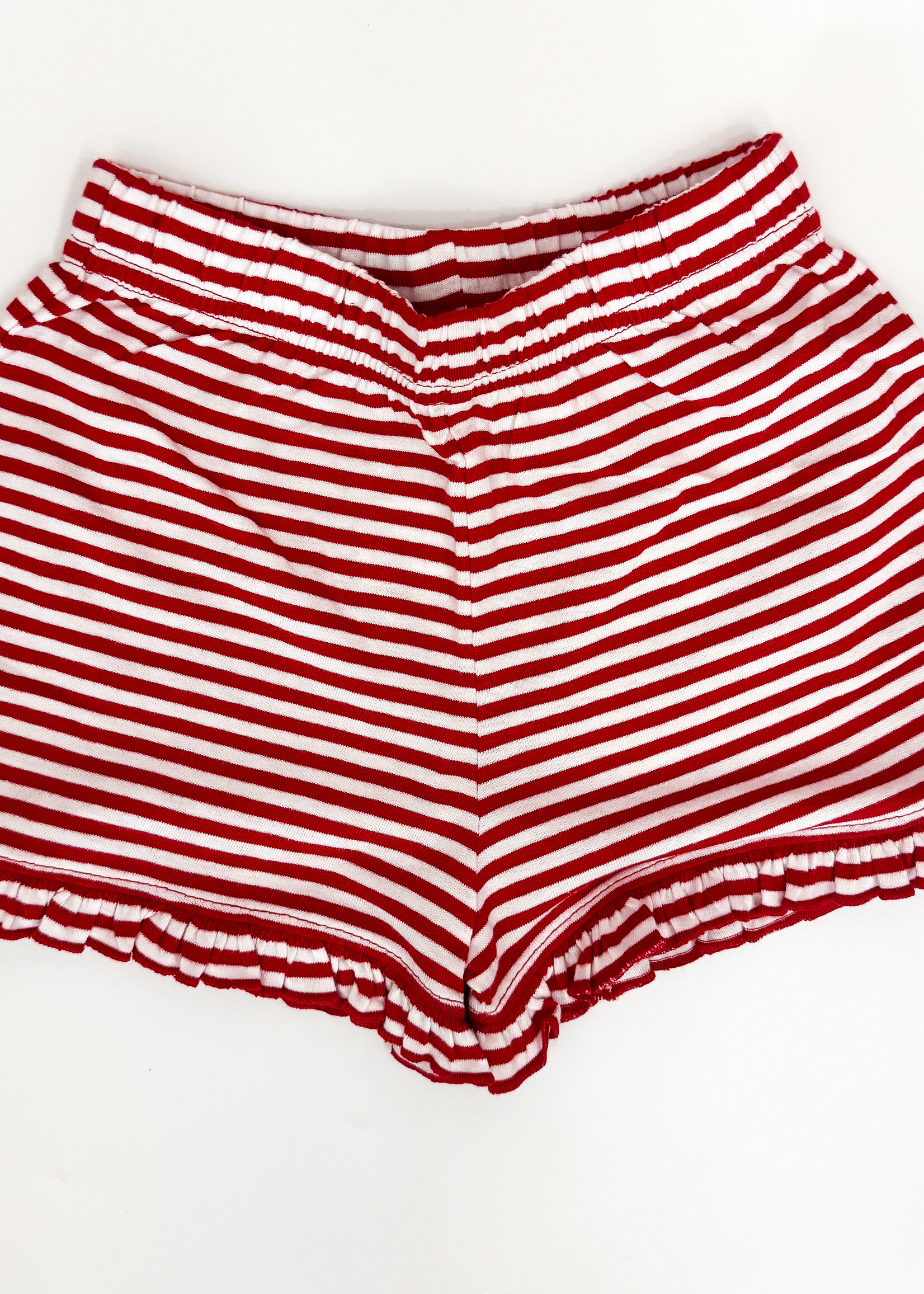 Luigi Kids Stripe Shorts w/Ruffle
