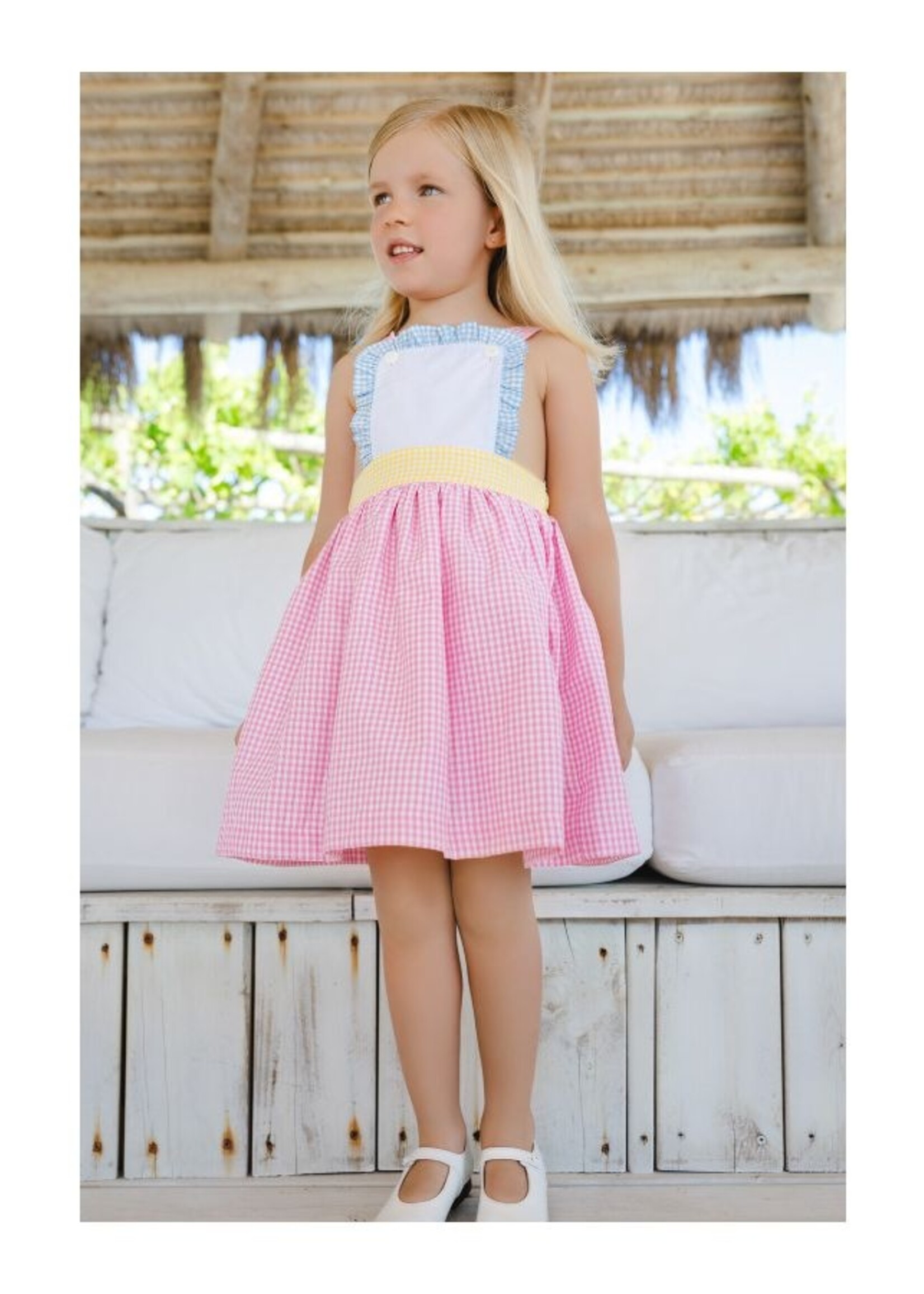 Sal & Pimenta Gingham Mix Dress