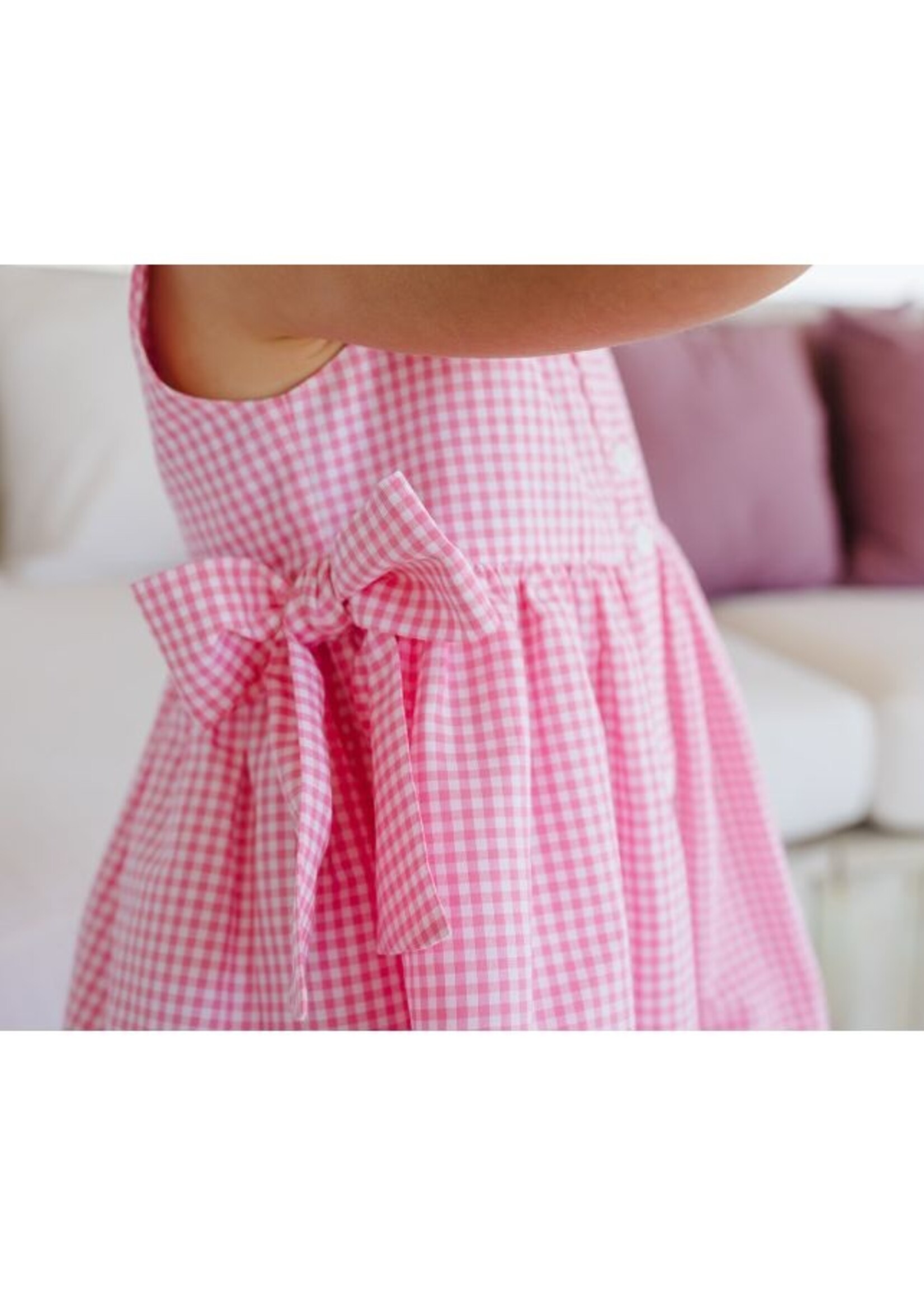 Sal & Pimenta Gingham Mix Pink Dress