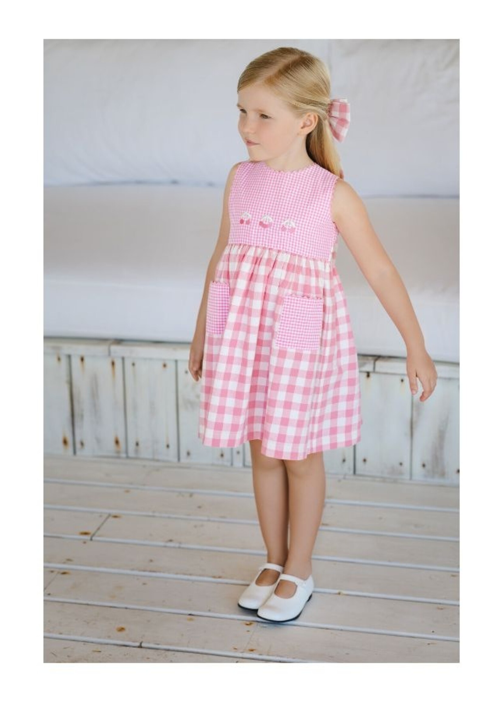 Sal & Pimenta Cherries Picnic Dress