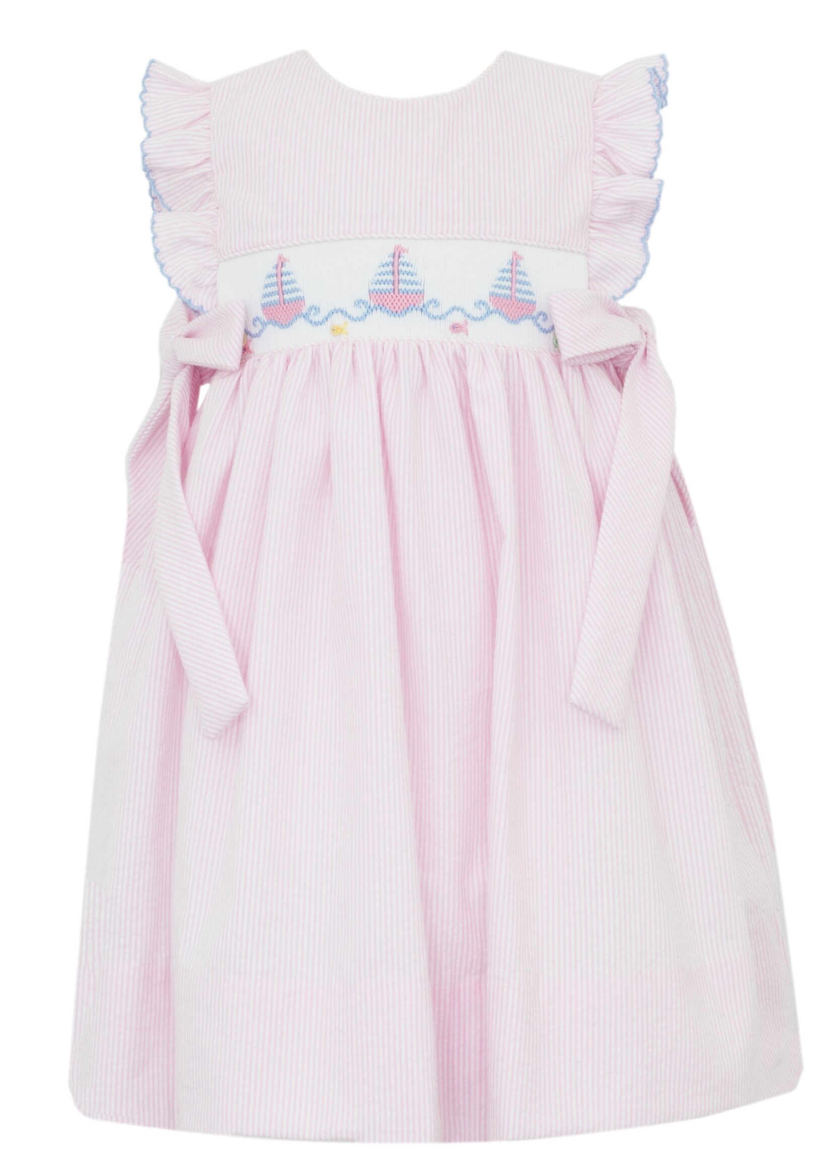 Anavini SAILBOATS GIRLS - dress w/ side bows