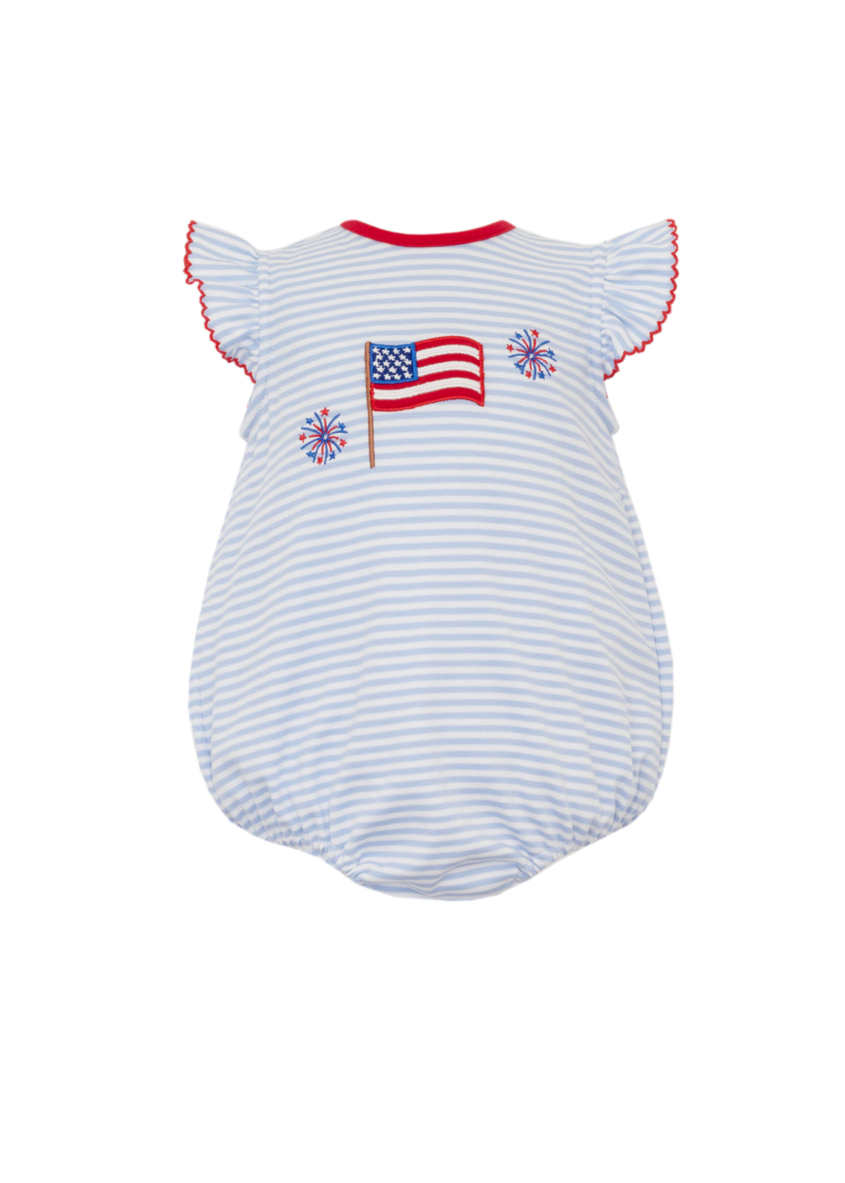 Claire and Charlie Flag Girl Bubble