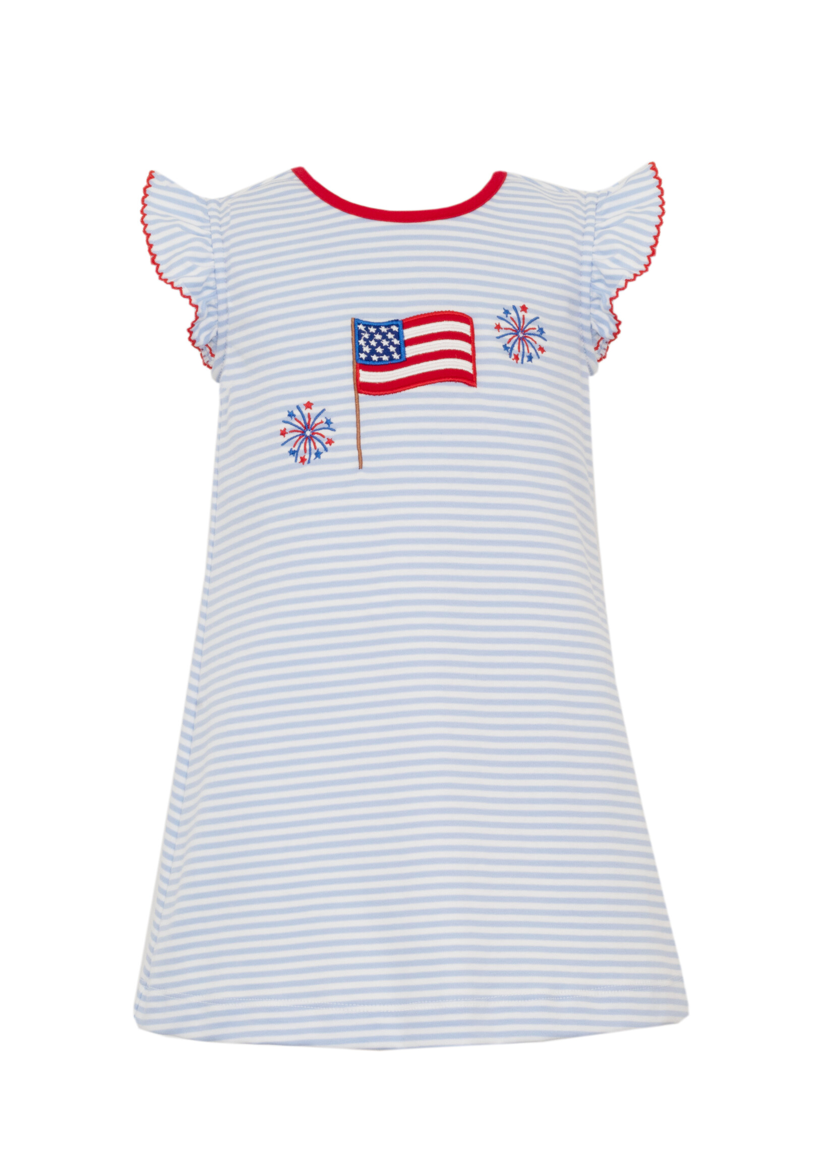 Claire and Charlie Flag Girls Dress
