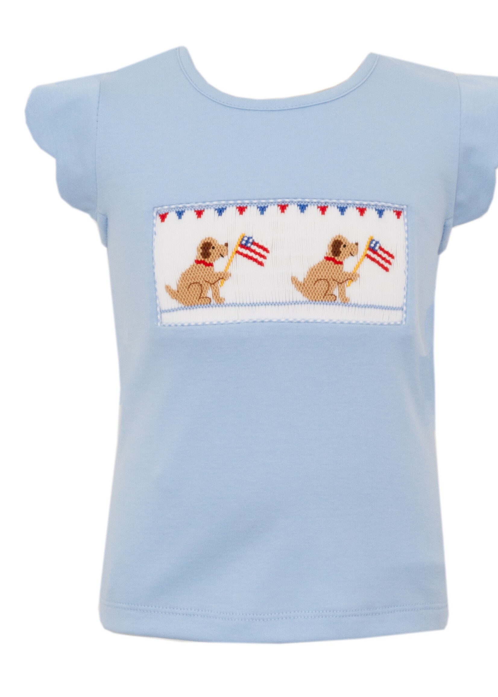 Anavini Patriotic Labs Girls-T-shirt