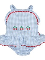 Sal & Pimenta Gingham Cotton Sunsuit