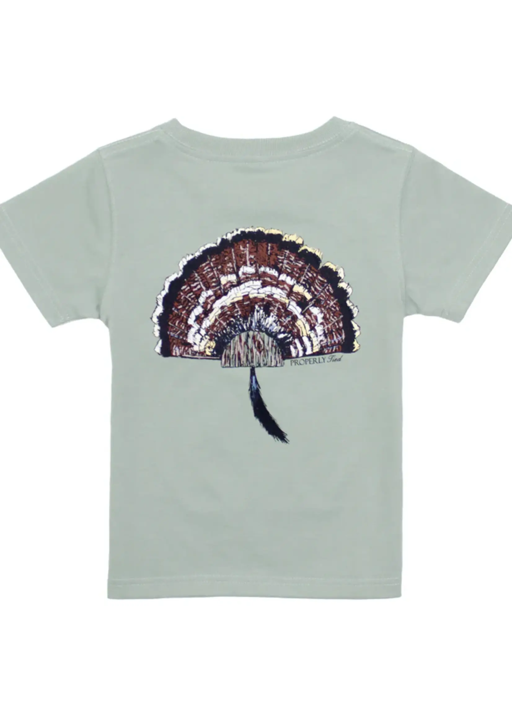 Properly Tied Boys Turkey Mount SS