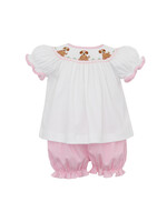 Petit Bebe Puppies Girl Bloomer Set