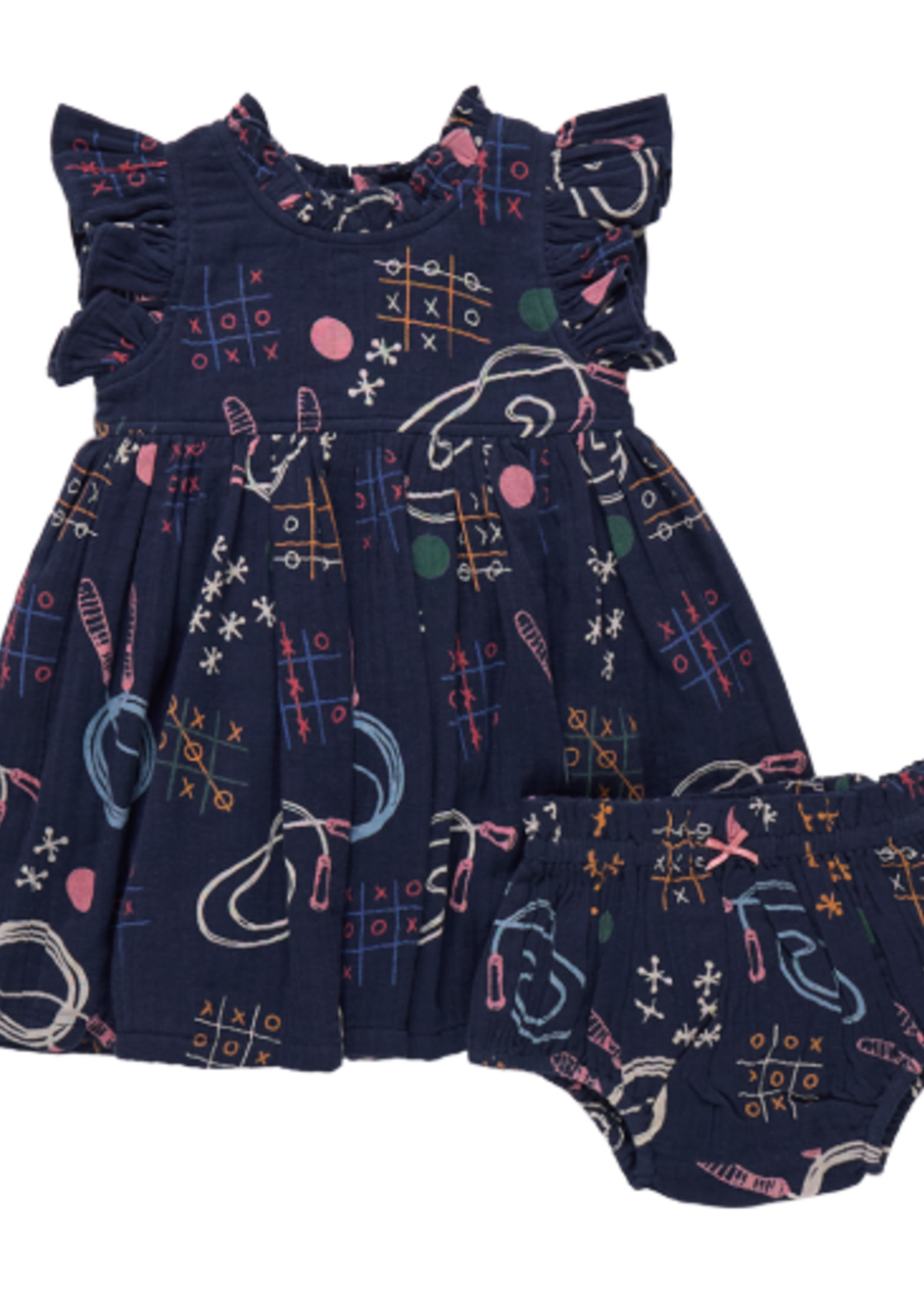 Pink Chicken baby girls jennifer dress set