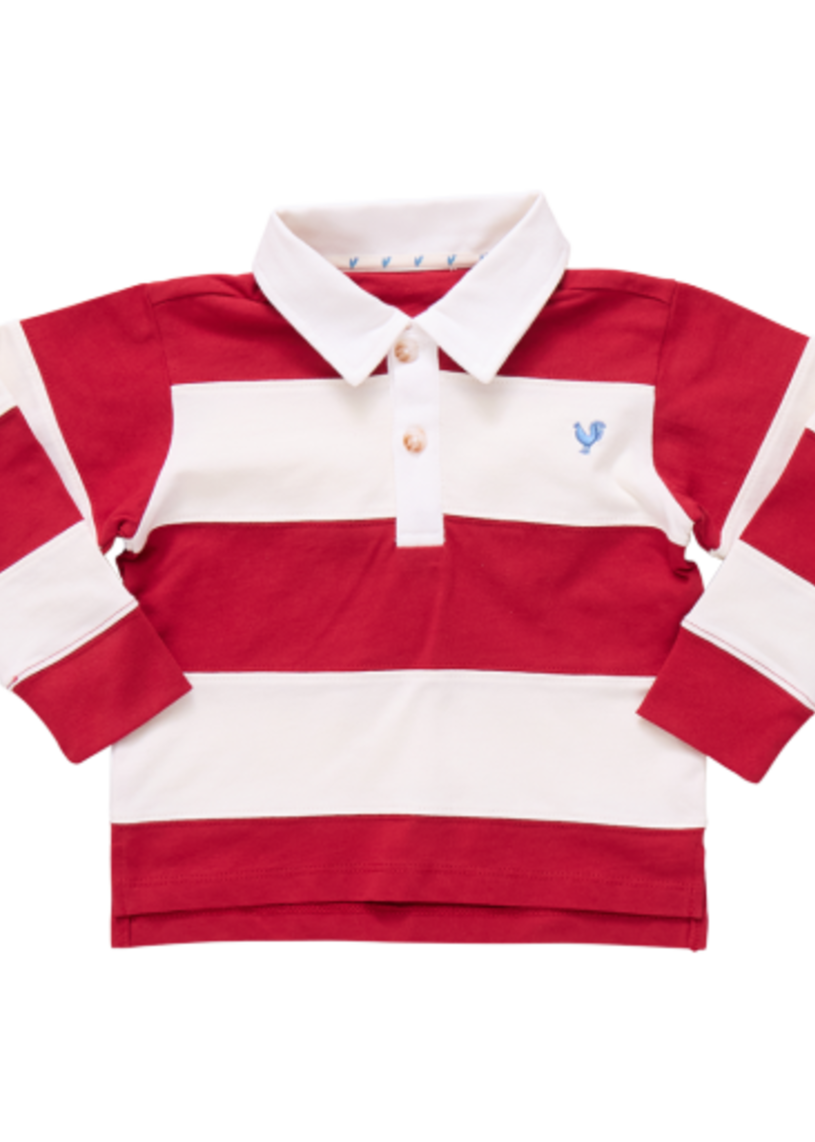 Pink Chicken boys albert rugby shirt
