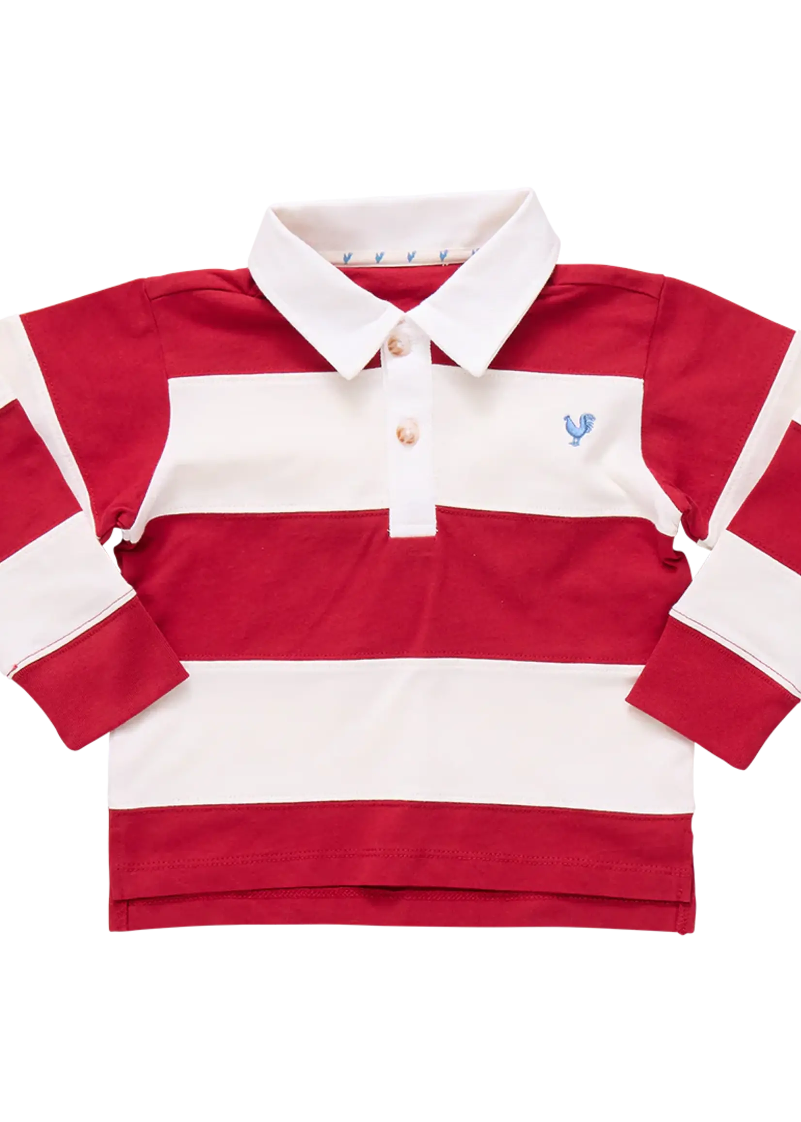 Pink Chicken boys albert rugby shirt