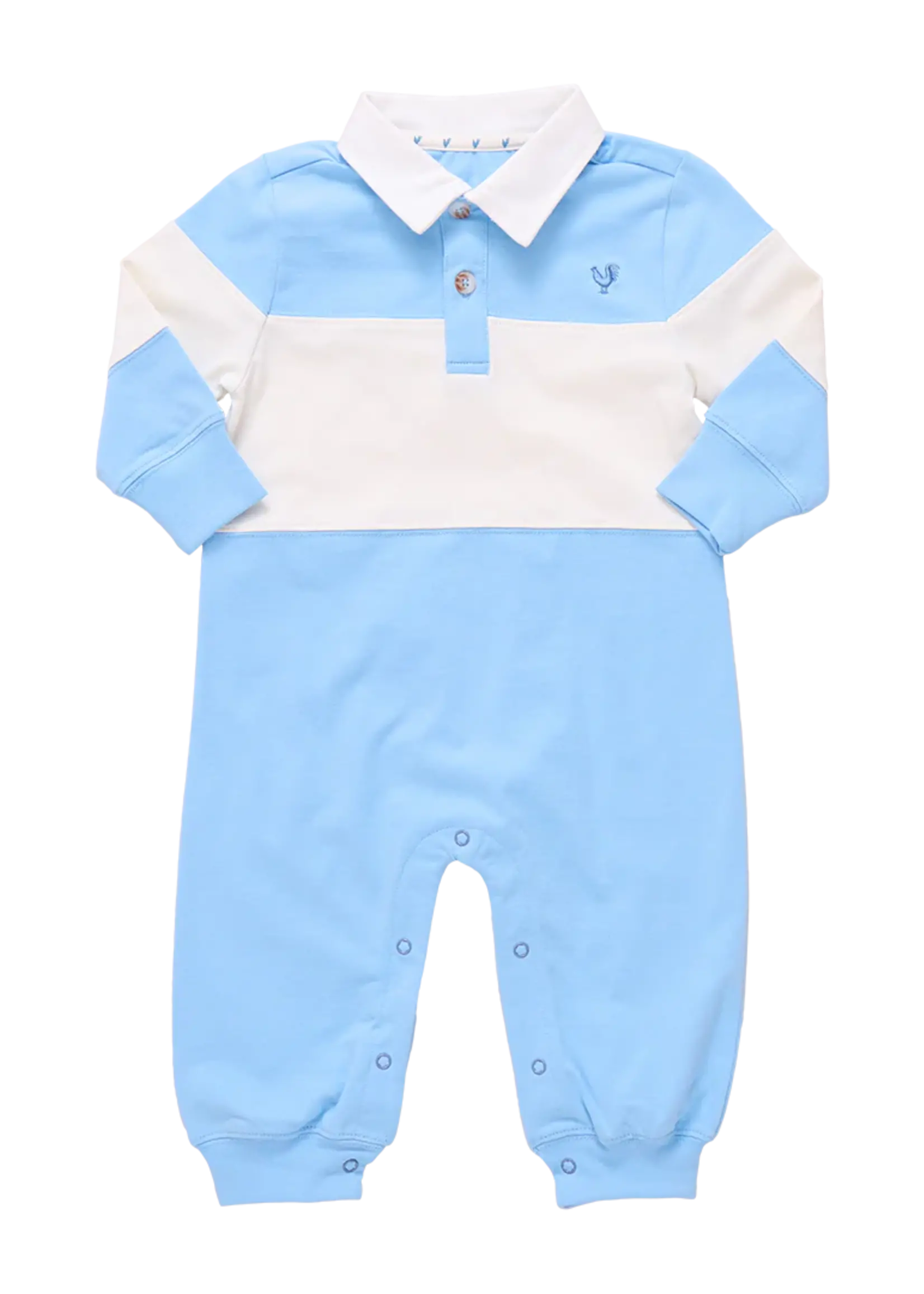 Pink Chicken baby boys albert rugby jumper