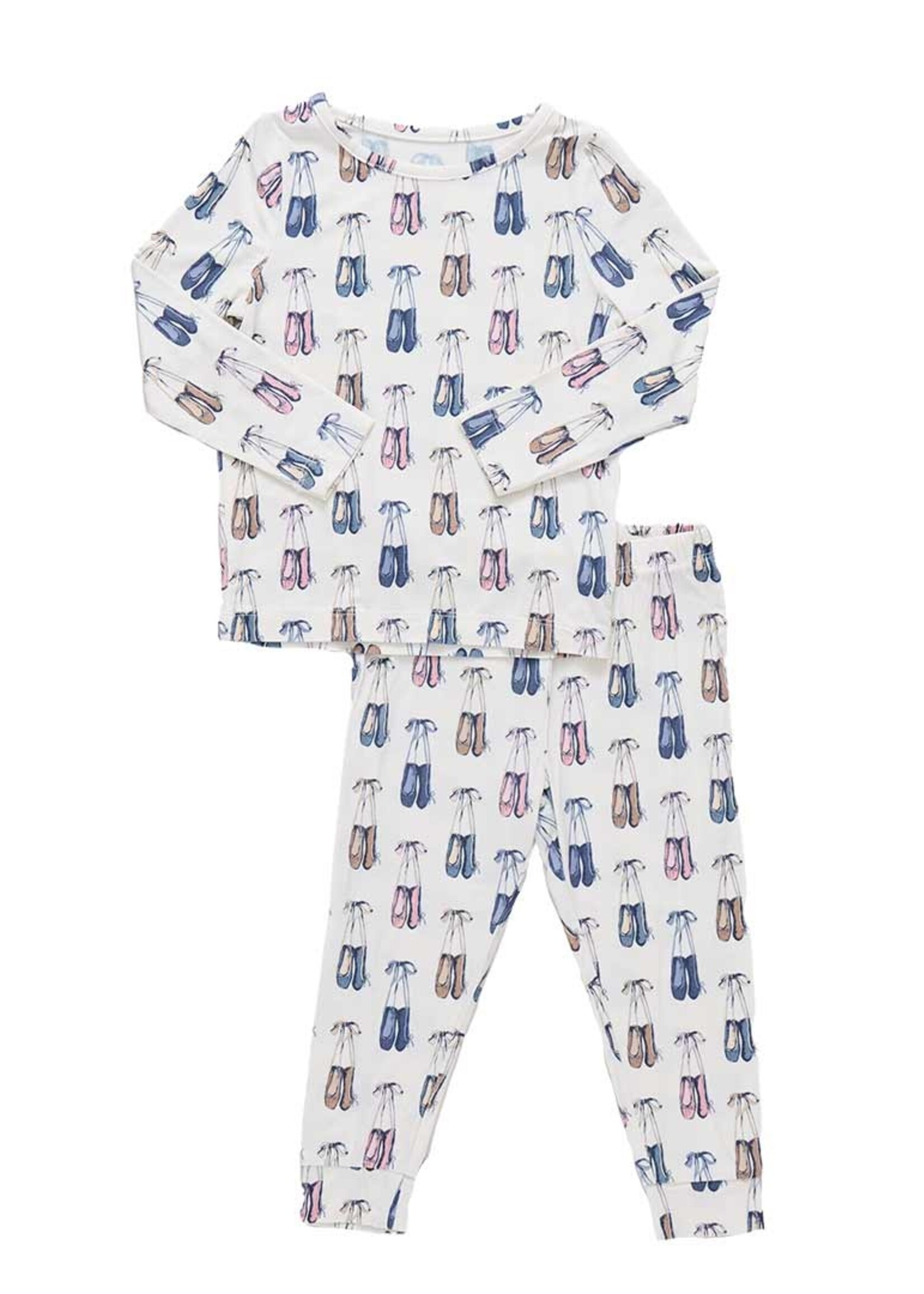 Pink Chicken kids bamboo pj set