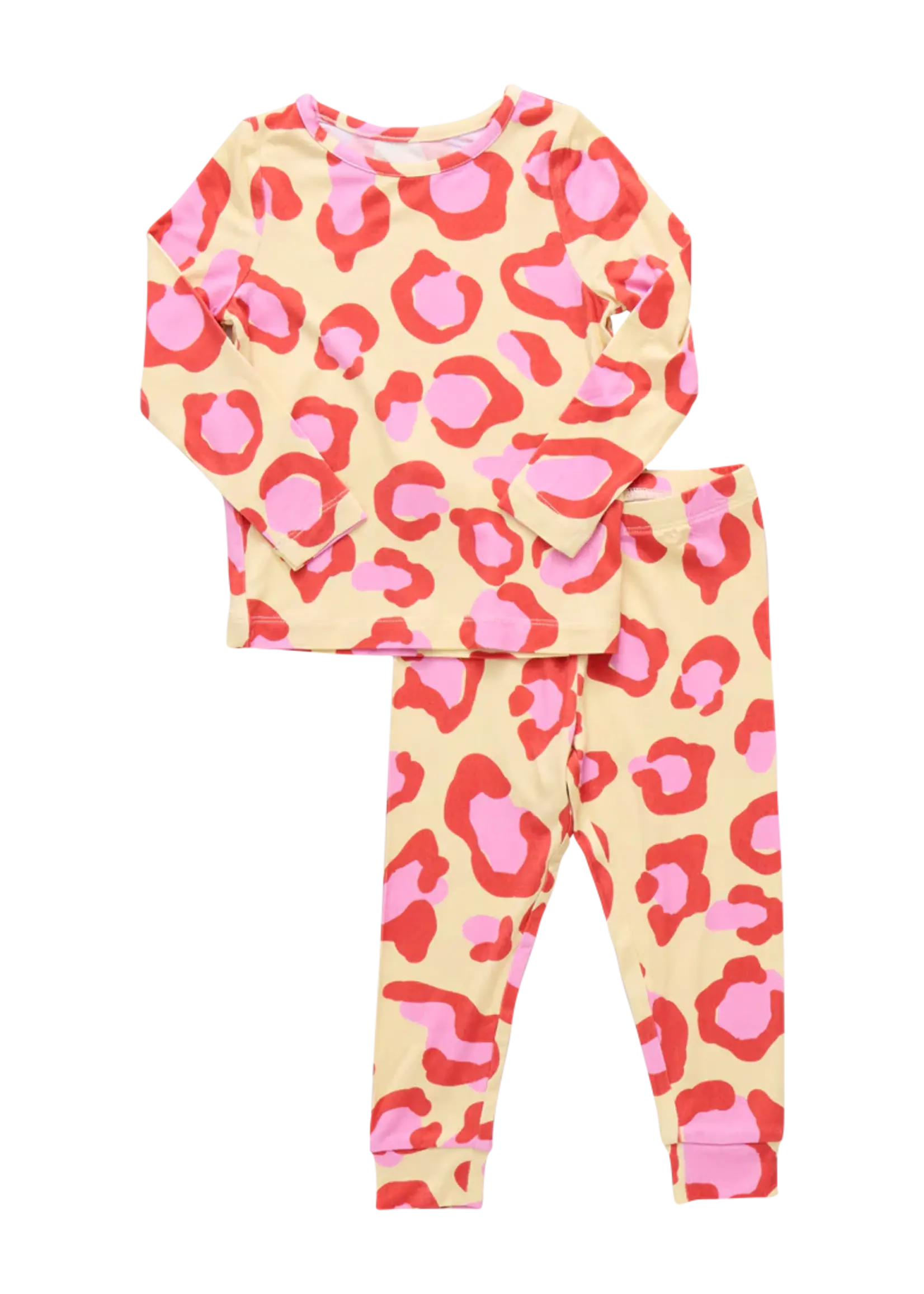 Pink Chicken kids bamboo pj set