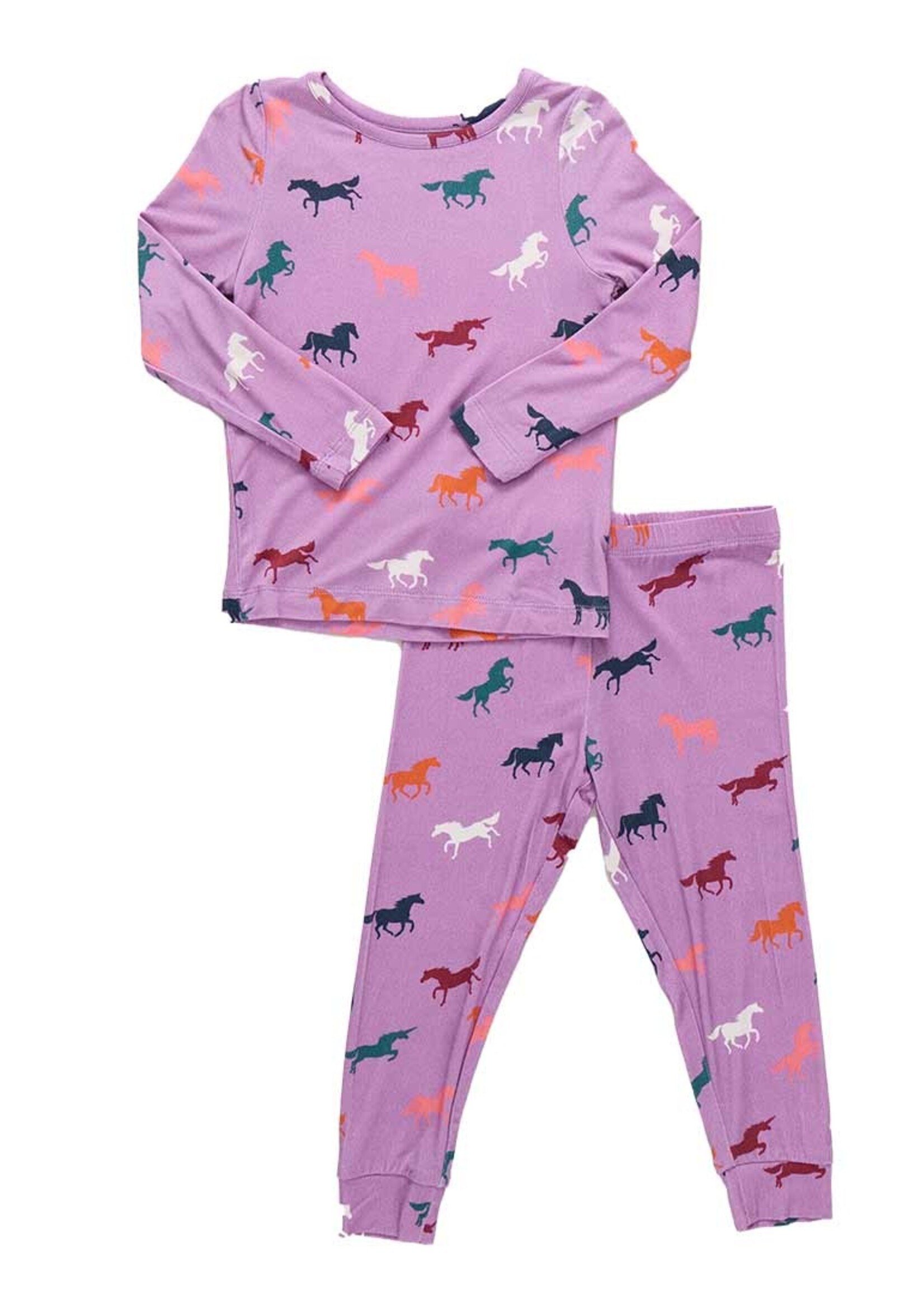 Pink Chicken kids bamboo pj set