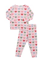Pink Chicken kids bamboo pj set