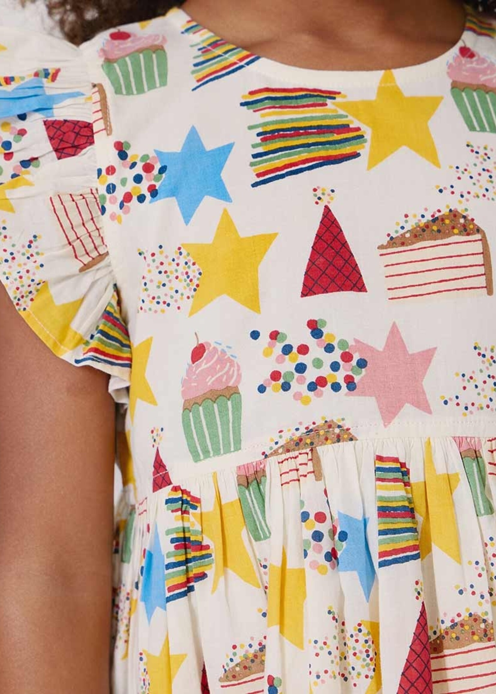Pink Chicken girls jennifer dress - birthday star