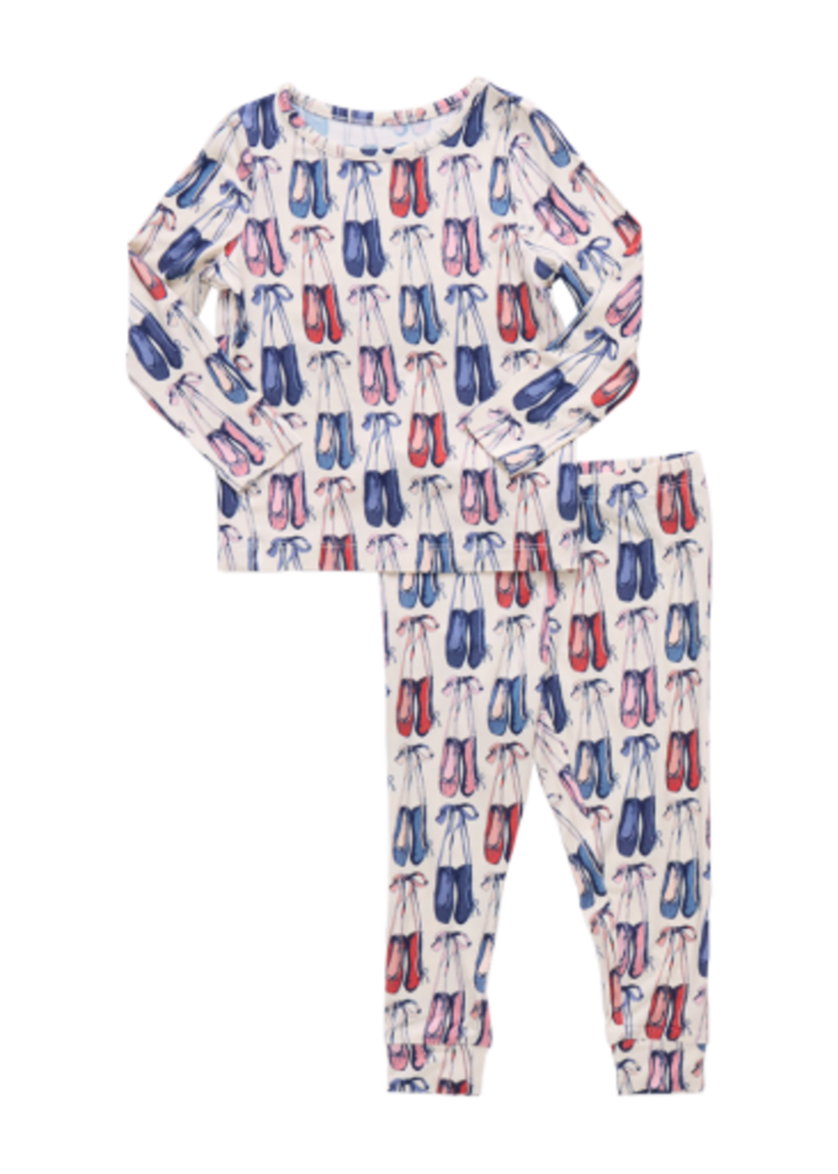 Pink Chicken kids bamboo pj set