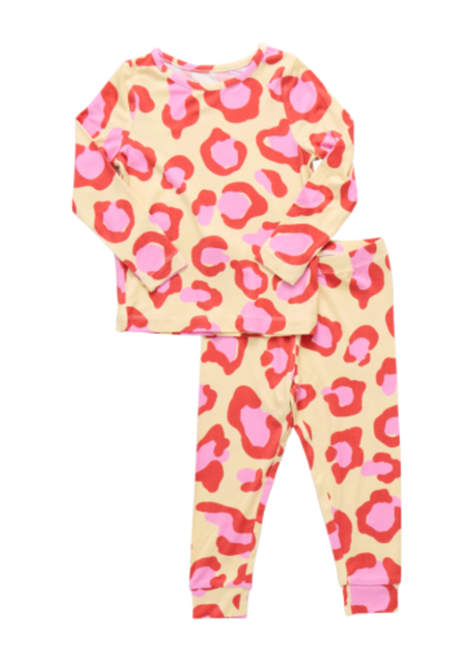 Pink Chicken kids bamboo pj set
