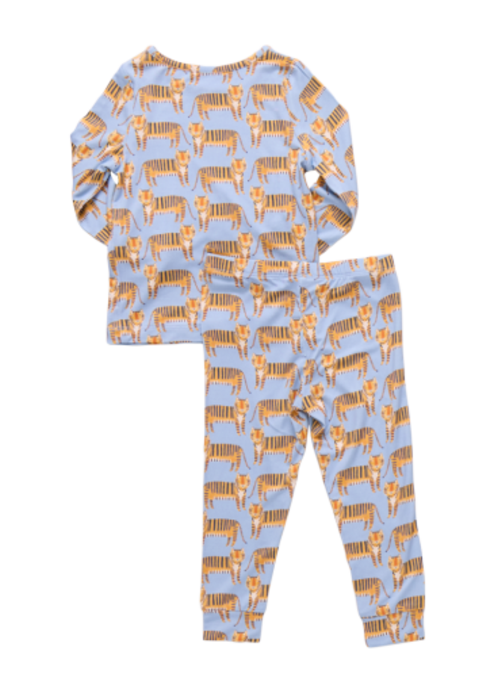 Pink Chicken kids bamboo pj set - tigers