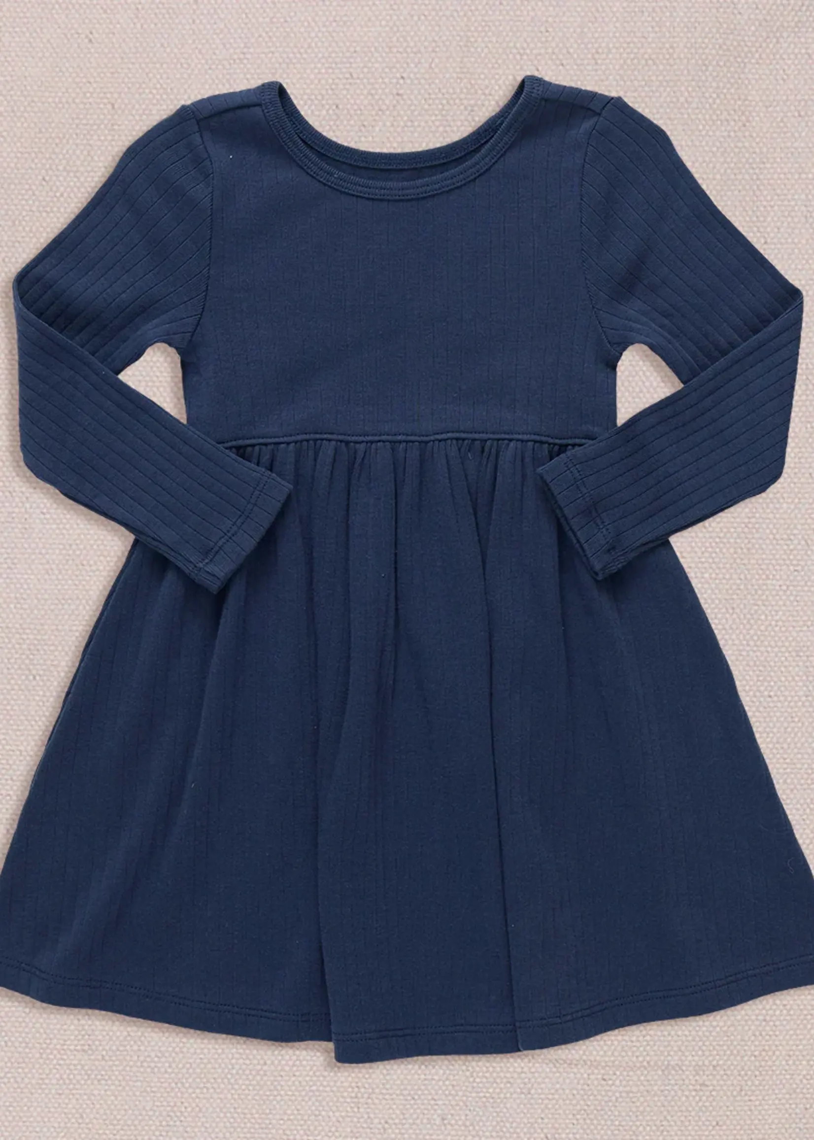 Pink Chicken sunny long sleeve rib dress