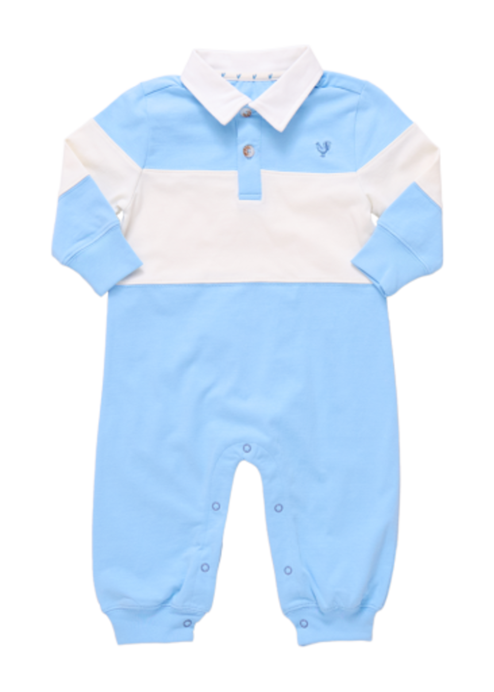 Pink Chicken baby boys albert rugby jumper