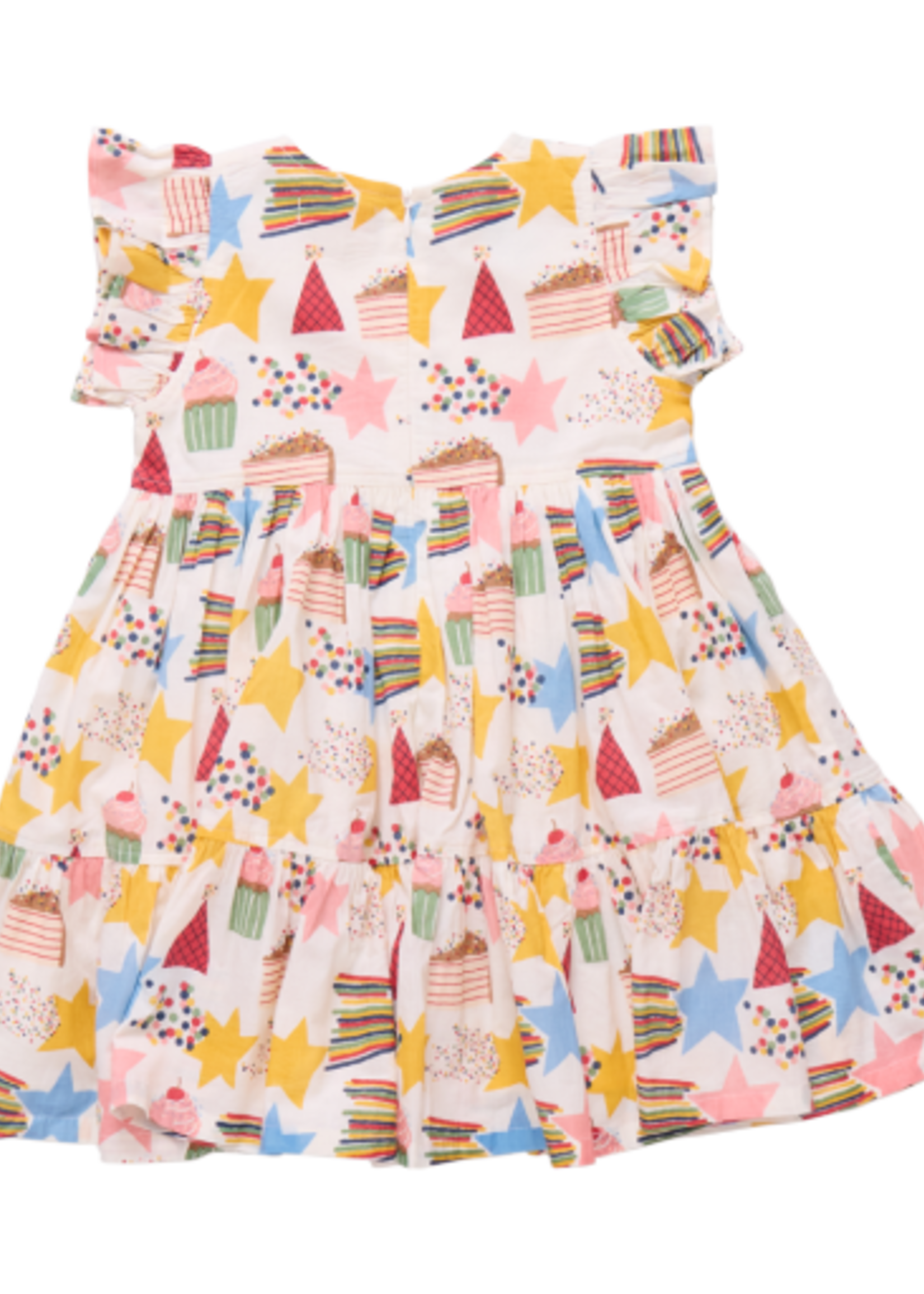 Pink Chicken girls jennifer dress - birthday star