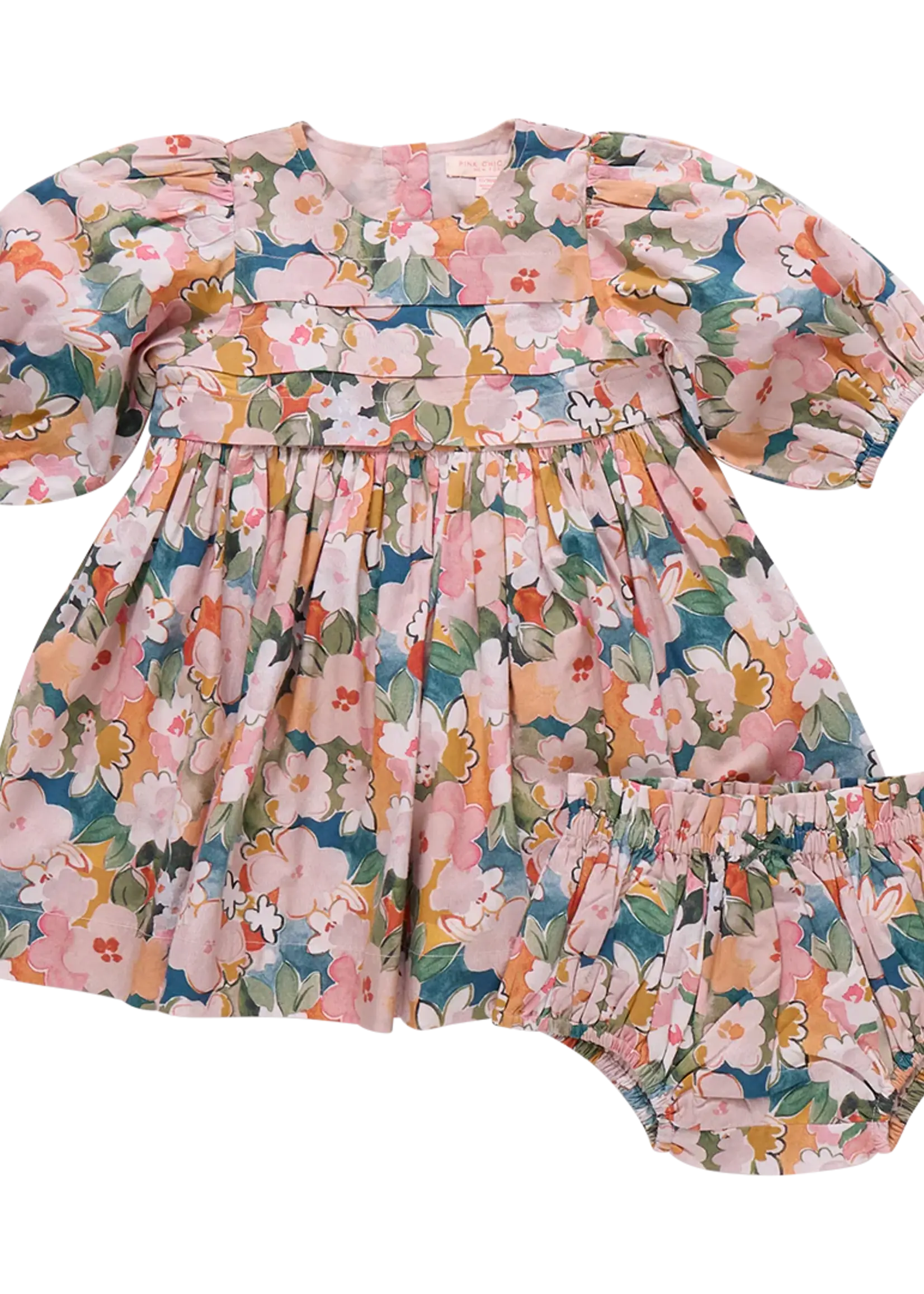 Pink Chicken baby girls evelyn dress set