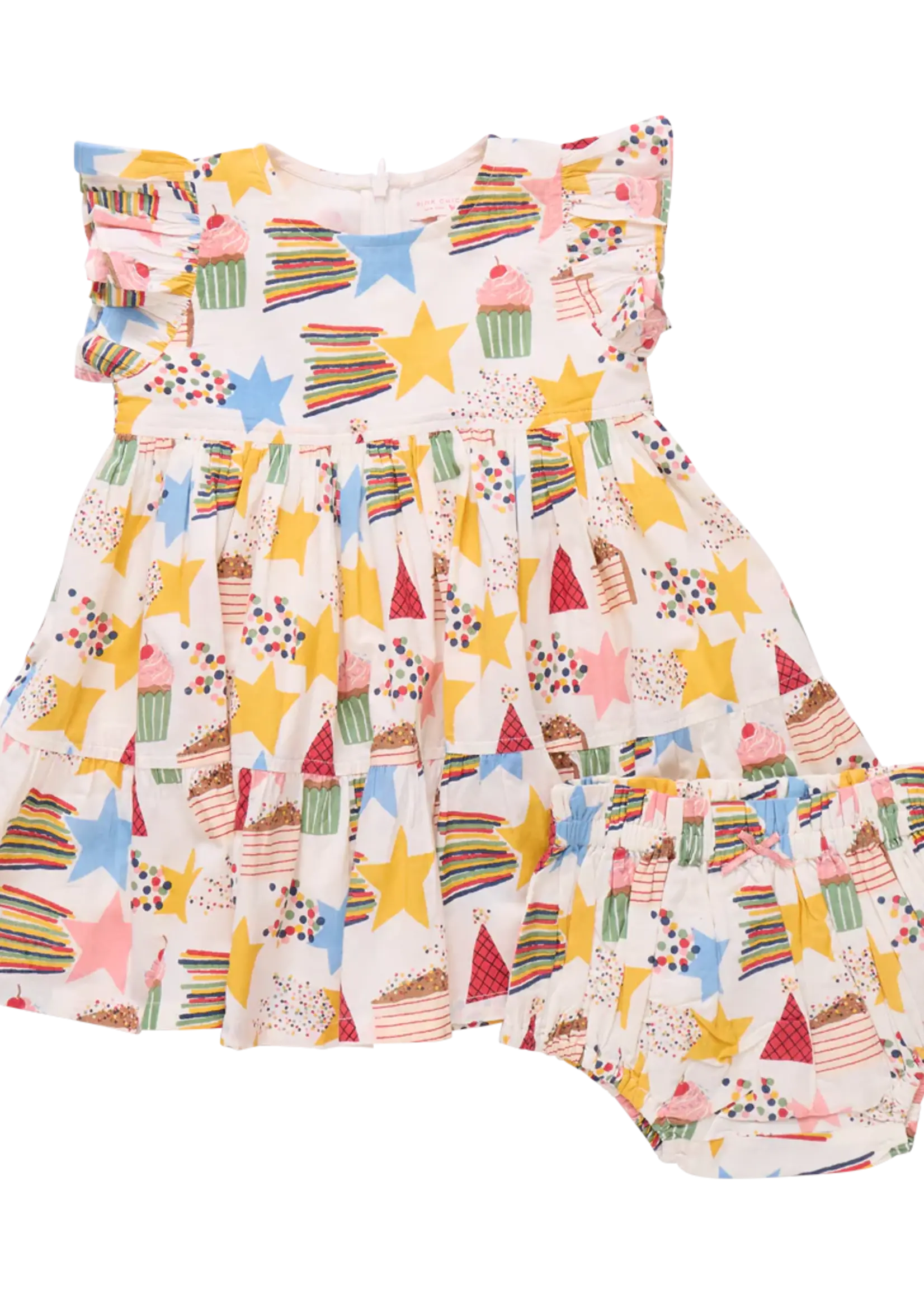 Pink Chicken baby girls jennifer dress set