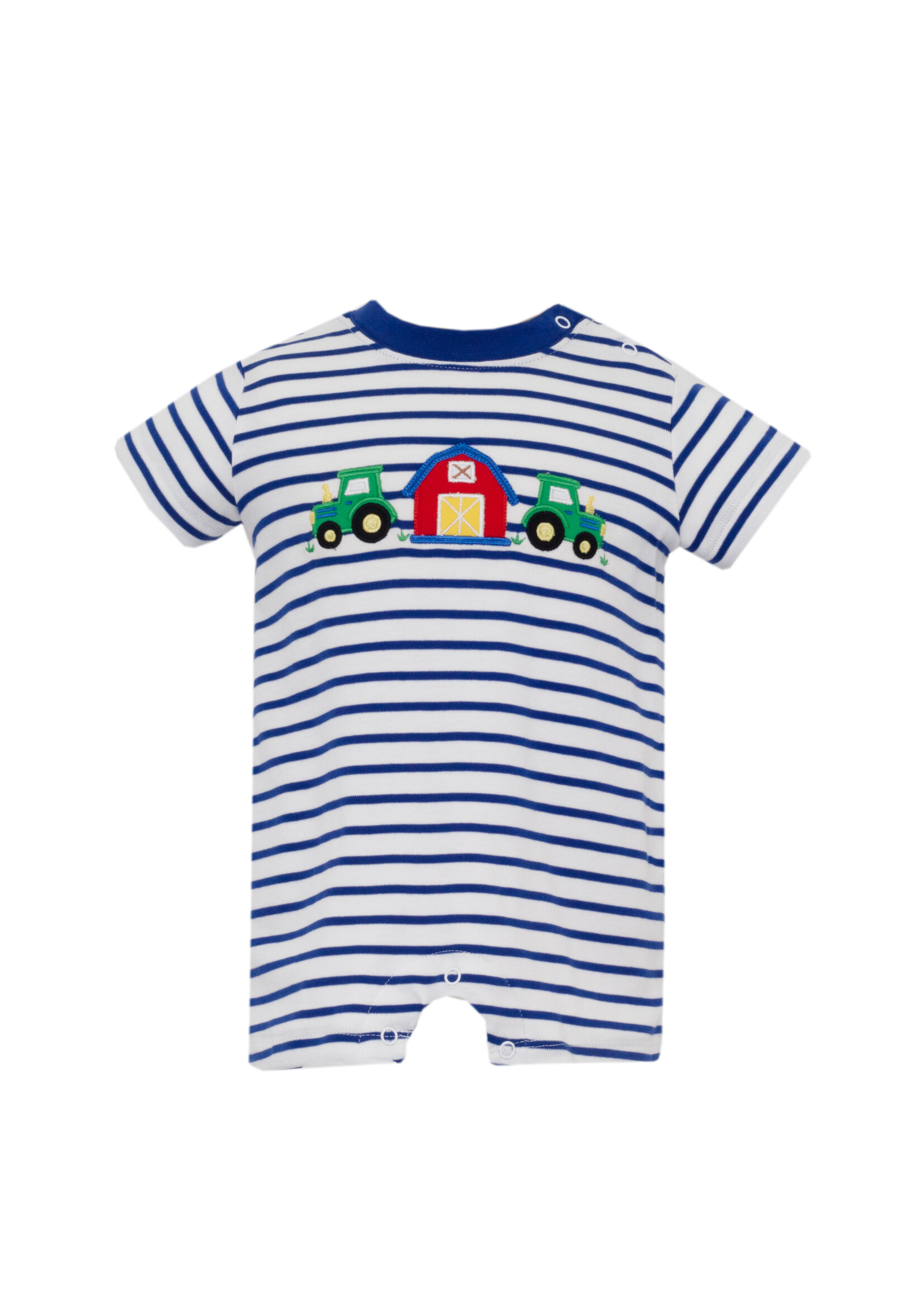 Claire and Charlie Farm Boys Romper S/S