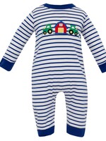Claire and Charlie Farm Boys Romper L/S