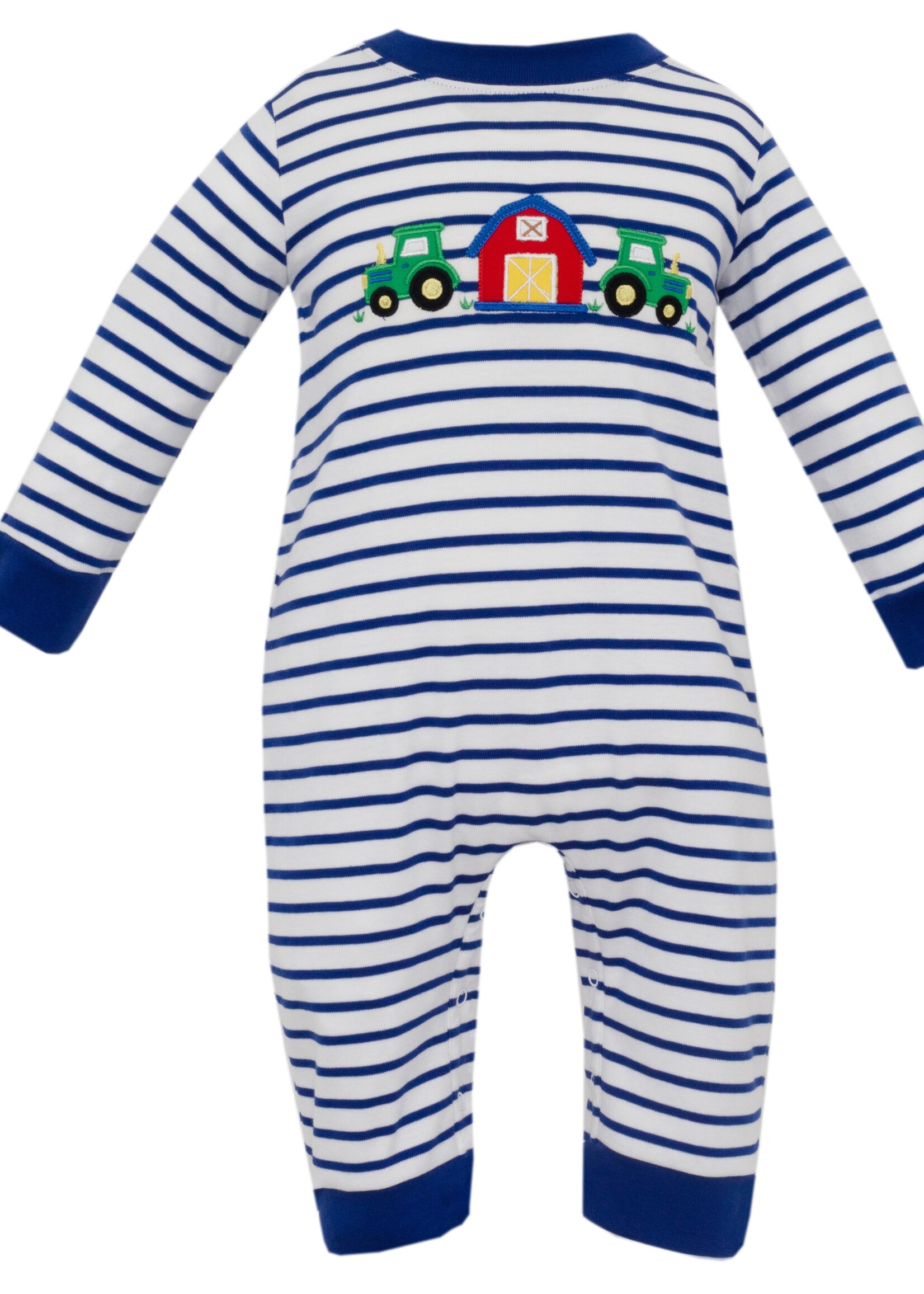 Claire and Charlie Farm Boys Romper L/S