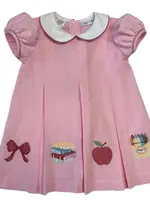 Lulu Bebe Dana Embroidered School Dress